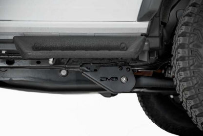 DV8 Offroad 2021+ Ford Bronco Trailing Arm Skid Plates w/ OEM Skid Body Armor & Protection offroad accessory | Iron Ridge Offroad