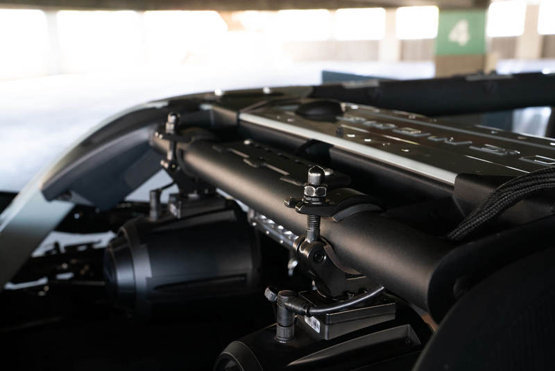 DV8 Offroad 21 - 22 Ford Bronco Rear Speaker and Light Mount Bar BRSB - 01 Lights offroad accessory | Iron Ridge Offroad