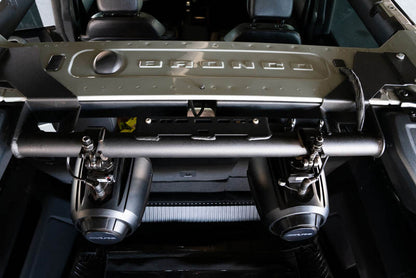 DV8 Offroad 21 - 22 Ford Bronco Rear Speaker and Light Mount Bar BRSB - 01 Lights offroad accessory | Iron Ridge Offroad