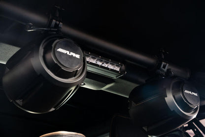 DV8 Offroad 21 - 22 Ford Bronco Rear Speaker and Light Mount Bar BRSB - 01 Lights offroad accessory | Iron Ridge Offroad