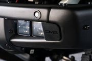 DV8 Offroad 21 - 23 Ford Bronco Factory Bumper Pocket Light Mount Pair for 3 - Inch LED Pod Lights Lights offroad accessory | Iron Ridge Offroad