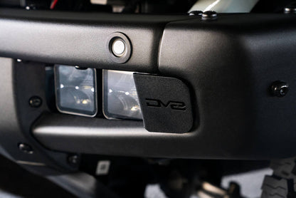 DV8 Offroad 21 - 23 Ford Bronco Factory Bumper Pocket Light Mount Pair for 3 - Inch LED Pod Lights Lights offroad accessory | Iron Ridge Offroad