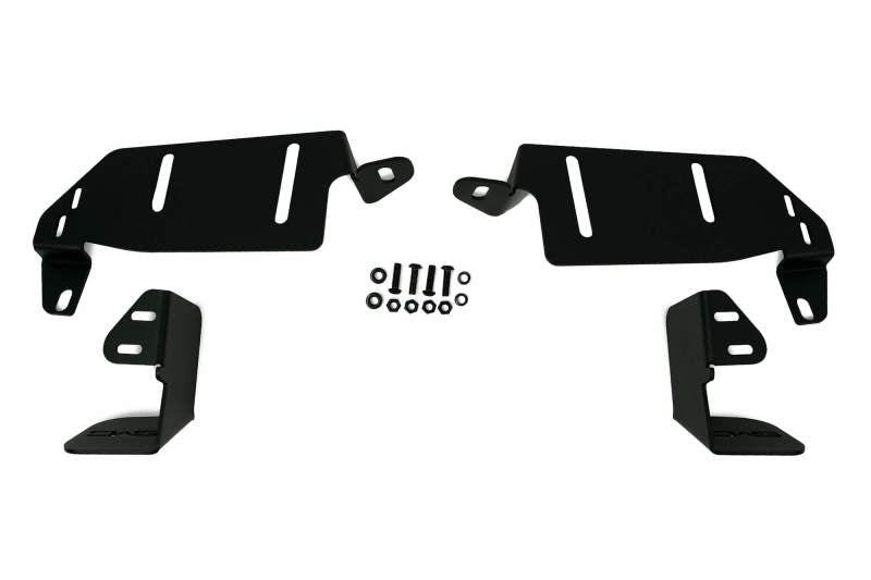 DV8 Offroad 21 - 23 Ford Bronco Factory Bumper Pocket Light Mount Pair for 3 - Inch LED Pod Lights Lights offroad accessory | Iron Ridge Offroad