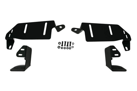 DV8 Offroad 21 - 23 Ford Bronco Factory Bumper Pocket Light Mount Pair for 3 - Inch LED Pod Lights Lights offroad accessory | Iron Ridge Offroad