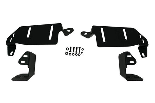 DV8 Offroad 21 - 23 Ford Bronco Factory Bumper Pocket Light Mount Pair for 3 - Inch LED Pod Lights Lights offroad accessory | Iron Ridge Offroad