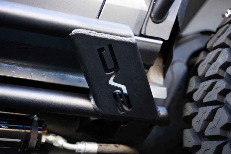 DV8 Offroad 21 - 23 Ford Bronco FS - 15 Series 2 - Door Rock Sliders Body Armor & Protection offroad accessory | Iron Ridge Offroad