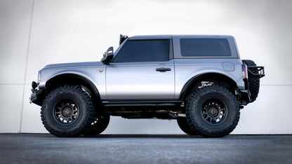 DV8 Offroad 21 - 23 Ford Bronco OE Plus 2 - Door Side Steps Nerf Bars & Running Boards offroad accessory | Iron Ridge Offroad
