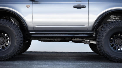 DV8 Offroad 21 - 23 Ford Bronco OE Plus 2 - Door Side Steps Nerf Bars & Running Boards offroad accessory | Iron Ridge Offroad