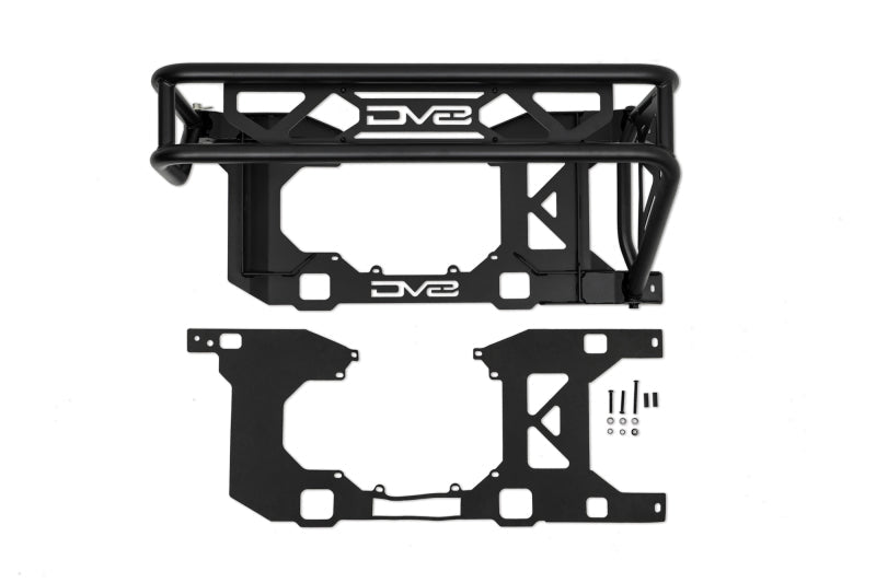 DV8 Offroad 21 - 23 Ford Bronco Spare Tire Guard & Accessory Mount Winches & Hitches offroad accessory | Iron Ridge Offroad