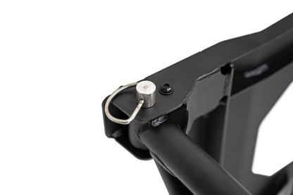 DV8 Offroad 21 - 23 Ford Bronco Spare Tire Guard & Accessory Mount Winches & Hitches offroad accessory | Iron Ridge Offroad