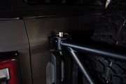 DV8 Offroad 21 - 23 Ford Bronco Spare Tire Guard & Accessory Mount Winches & Hitches offroad accessory | Iron Ridge Offroad