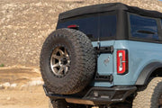 DV8 Offroad 21 - 24 Ford Bronco Tire Carrier Roofs & Roof Accessories offroad accessory | Iron Ridge Offroad