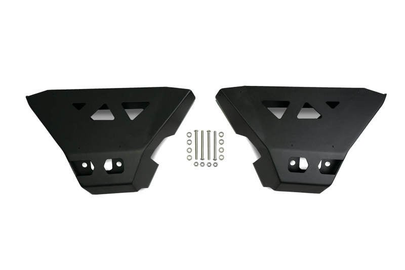 DV8 Offroad Front Lower Control Arm Skid Plate for 2021 - 2023 Ford Bronco Body Armor & Protection offroad accessory | Iron Ridge Offroad
