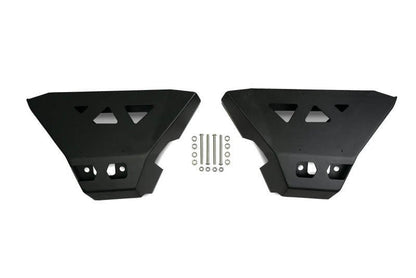 DV8 Offroad Front Lower Control Arm Skid Plate for 2021 - 2023 Ford Bronco Body Armor & Protection offroad accessory | Iron Ridge Offroad