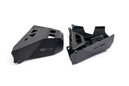 DV8 Offroad Front Lower Control Arm Skid Plate for 2021 - 2023 Ford Bronco Body Armor & Protection offroad accessory | Iron Ridge Offroad