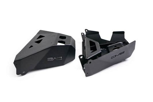 DV8 Offroad Front Lower Control Arm Skid Plate for 2021 - 2023 Ford Bronco Body Armor & Protection offroad accessory | Iron Ridge Offroad