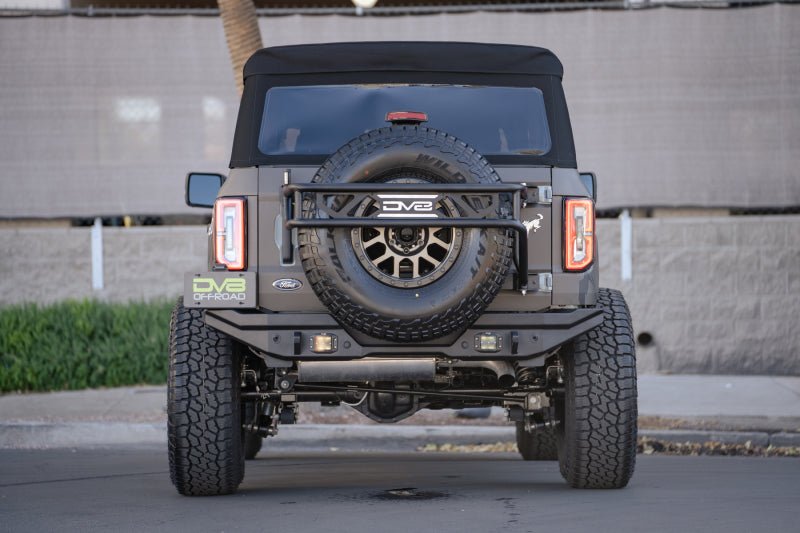 DV8 Offroad FS - 15 Series Rear Bumper for 2021 - 2025 Ford Bronco Bumpers offroad accessory | Iron Ridge Offroad