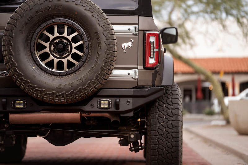 DV8 Offroad FS - 15 Series Rear Bumper for 2021 - 2025 Ford Bronco Bumpers offroad accessory | Iron Ridge Offroad