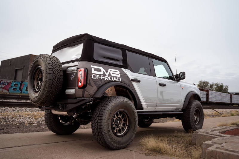 DV8 Offroad FS - 15 Series Rear Bumper for 2021 - 2025 Ford Bronco Bumpers offroad accessory | Iron Ridge Offroad