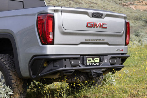 DV8 Offroad Rear Bumper | Chevrolet Silverado 1500 / GMC Sierra 1500 (19-25) (RBCS1-04) Bumpers, Grilles & Guards offroad accessory | Iron Ridge Offroad