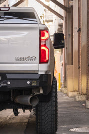DV8 Offroad Rear Bumper | Chevrolet Silverado 2500HD / GMC Sierra 3500HD (20-23) (RBCS2-03) Bumpers, Grilles & Guards offroad accessory | Iron Ridge Offroad