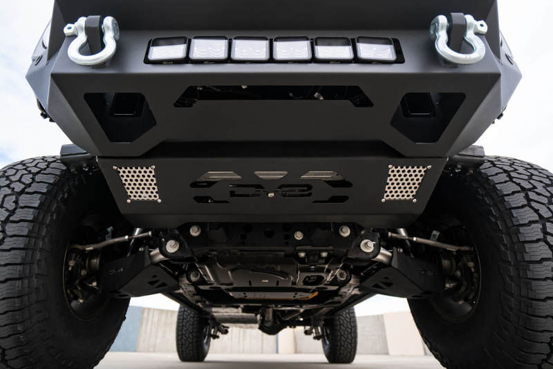 DV8 Offroad Steel Front Skid Plate for 2021 - 2022 Ford Bronco - Enhanced Underbody Protection Body Armor & Protection offroad accessory | Iron Ridge Offroad