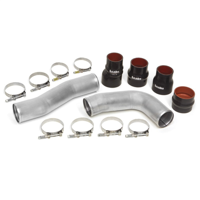 Banks Power Boost Tube Upgrade Kit 3.5" Hot & Cold Side Raw (F&R): Dodge / RAM 2500/3500 2010-2012 6.7L Cummins