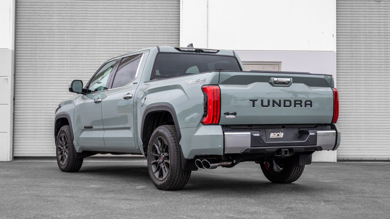 Borla 22-24 Toyota Tundra 3.4L V6 Hybrid Ext. Cab/Std Bed/145.7in WB S-Type Cat-Back | Hybrid (140939)