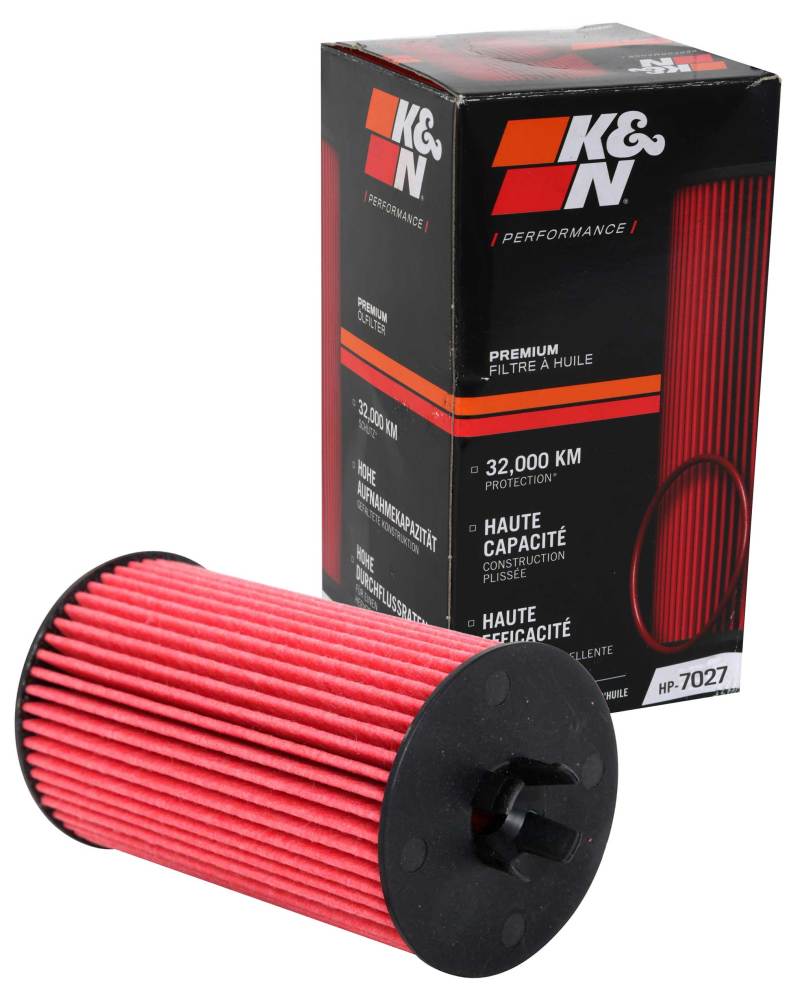 K&N Performance Oil Filter | Chevrolet Colorado (15-22) / ZR2 (17-22) / GMC Canyon (15-22) (HP-7027)