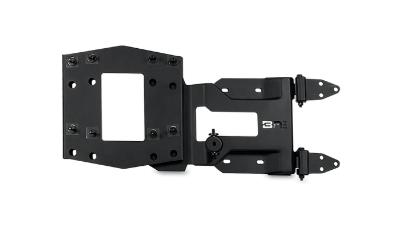 Body Armor 4x4 Reinforced Tire Carrier Cast Aluminum: Jeep Wrangler JL 2018-2026