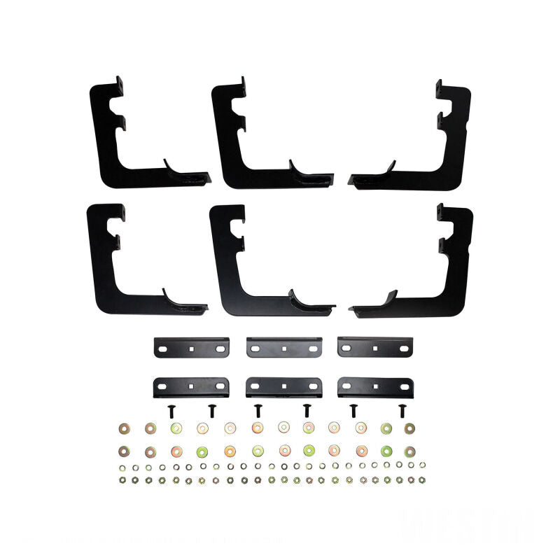 Westin Black Premier Oval Nerf Step Bar Mount Kit: Ram 1500 2019-2025