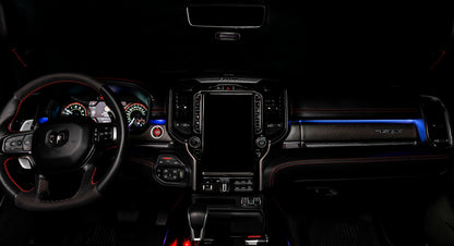 Oracle Lighting Fiber Optic LED Interior Ambient Dash Kit: Ram 1500 2019-2022