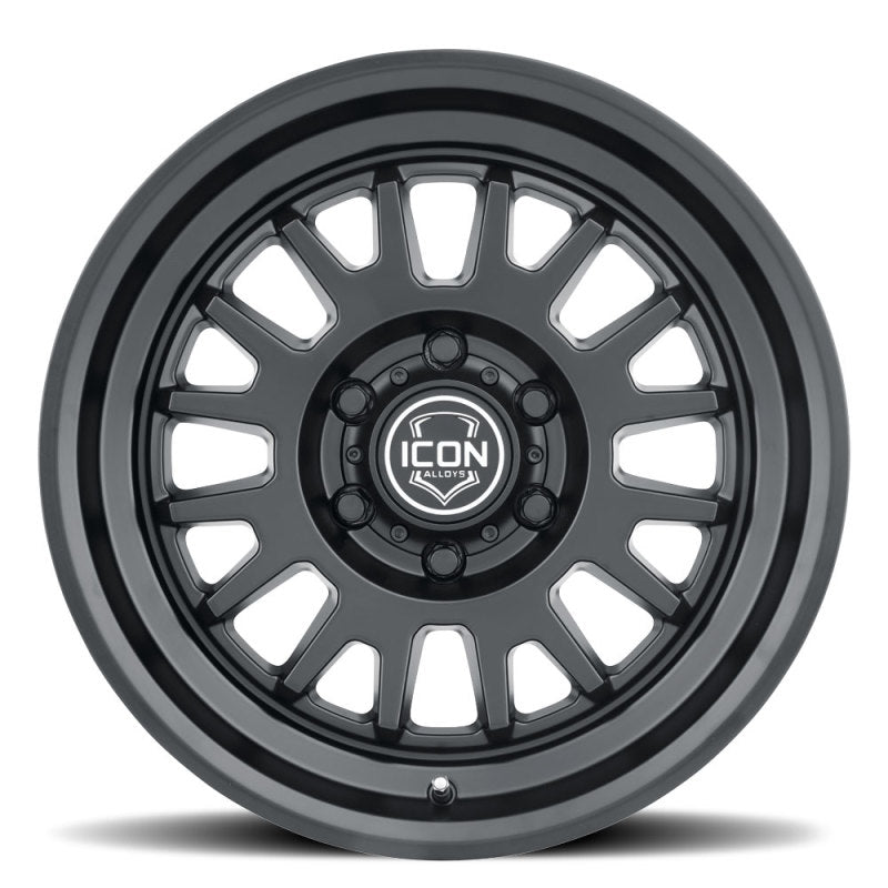 ICON Anza 17x8.5 6x5.5 0mm Offset Satin Black Wheel | Ford Bronco (21-26) (8217858347SB)