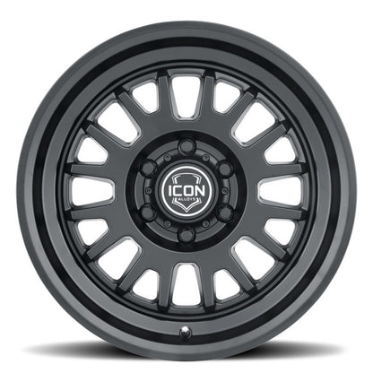 ICON Anza 17x8.5 6x5.5 0mm Offset Satin Black Wheel | Ford Bronco (21-26) (8217858347SB)