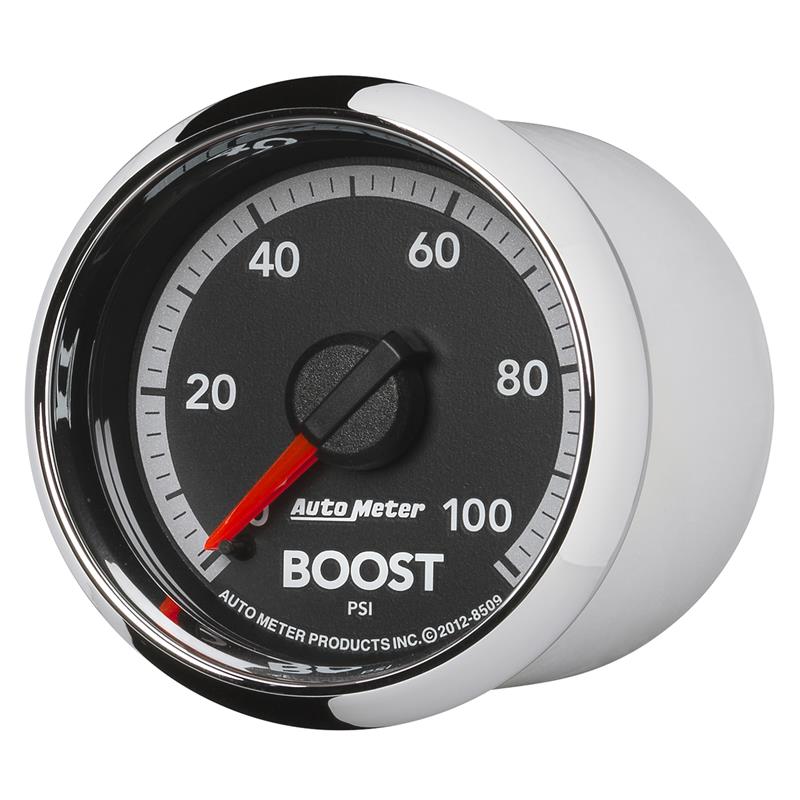 AutoMeter Gen4 Dodge Factory Match 52.4mm Mechanical Boost Gauge | Dodge / Jeep (09-18) (8509)