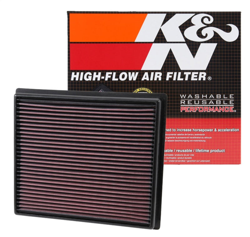 K&N Replacement Panel Air Filter | Toyota Tundra / Sequoia (14-23) (33-5017)
