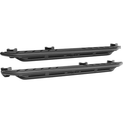 Westin Textured Black Triple Tube Rock Rail Steps: Jeep Wrangler (07-17) / Wrangler JK (18)