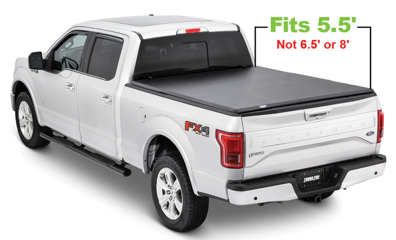 Tonno Pro 5.5ft Styleside Tri-Fold Tonneau Cover | Ford F-150 (15-19) / Raptor (17-20) (42-314)