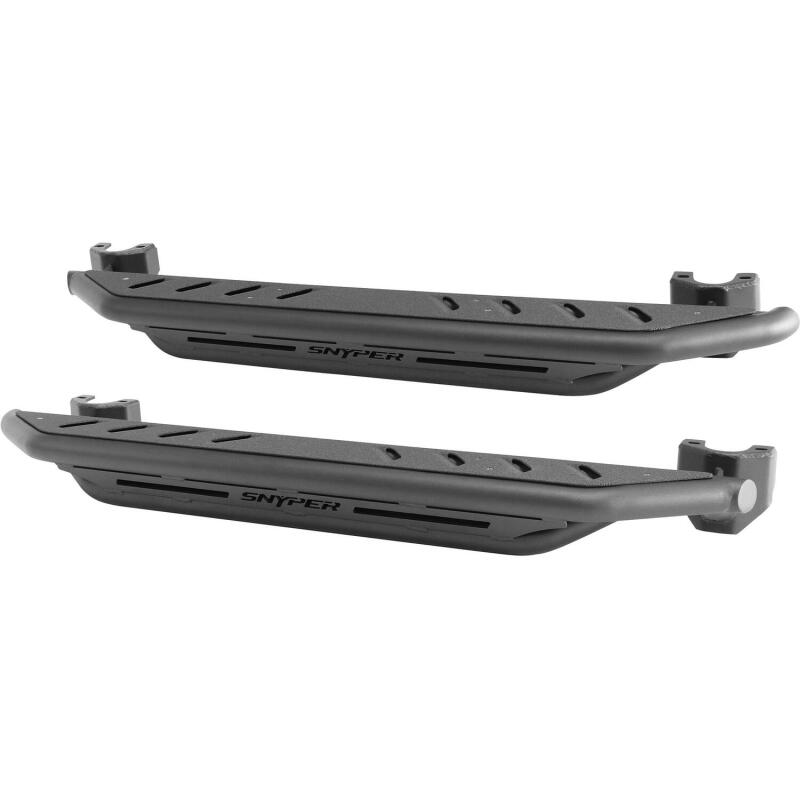 Westin Textured Black Triple Tube Rock Rail Steps: Jeep Wrangler (07-17) / Wrangler JK (18)