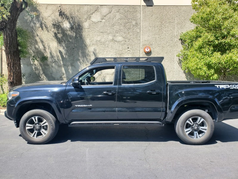 Go Rhino Frame Mounted Sliders | Toyota Tacoma (16-19) / 2020-23 Textured Black (FS4429T)