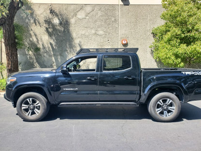 Go Rhino Frame Mounted Sliders | Toyota Tacoma (16-19) / 2020-23 Textured Black (FS4429T)