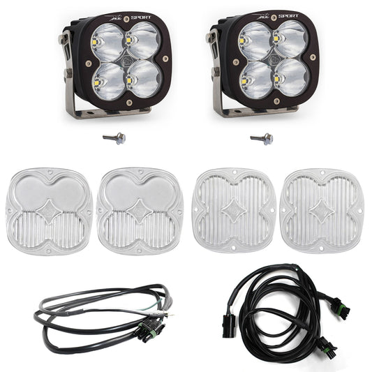 Baja Designs 2021+ Ford Bronco A Piller Light Kit XL Sport Spot w/Upfitter | Ford Bronco (21-26) (447753UP)