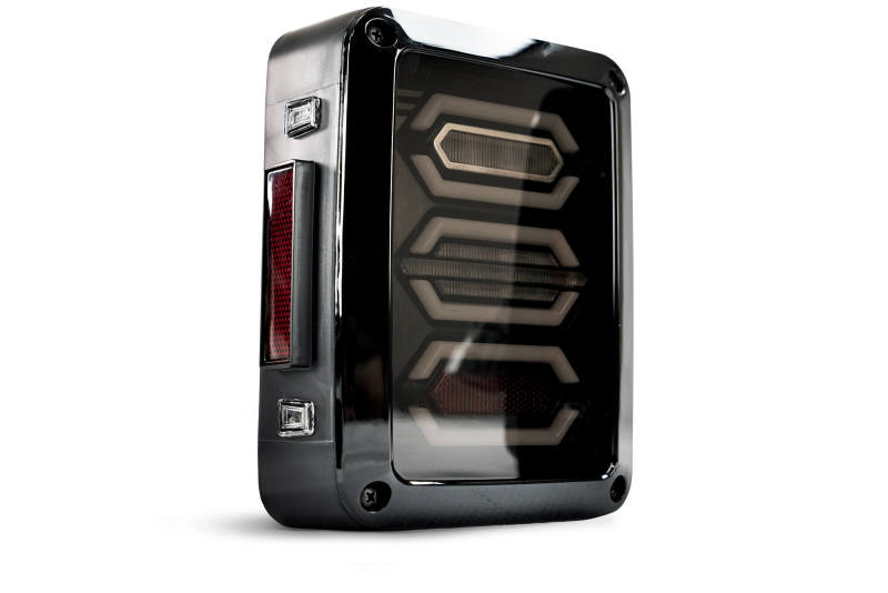 DV8 Offroad Octagon LED Tail Light: Jeep Wrangler JK 2007-2018