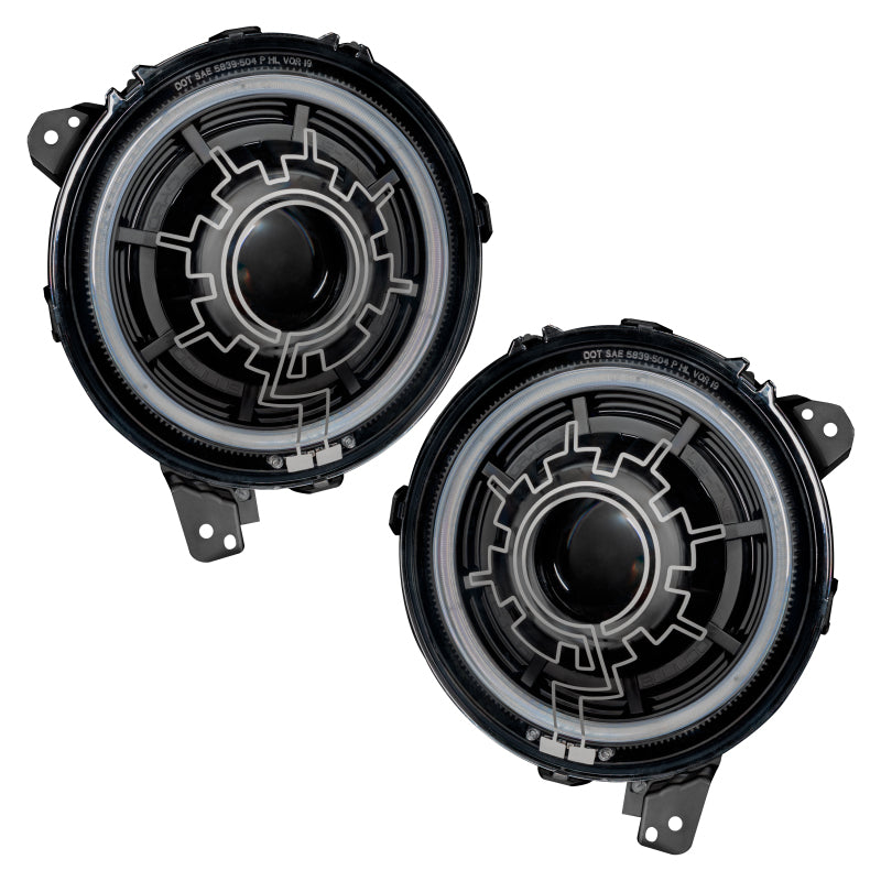 Oracle Lighting Oculus Bi-LED Projector Headlights: Jeep Wrangler (18-24) / Gladiator (20-24)