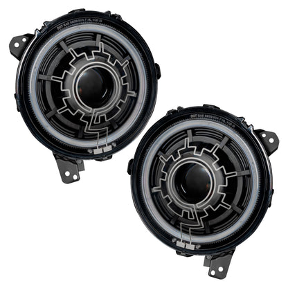 Oracle Lighting Oculus Bi-LED Projector Headlights: Jeep Wrangler (18-24) / Gladiator (20-24)