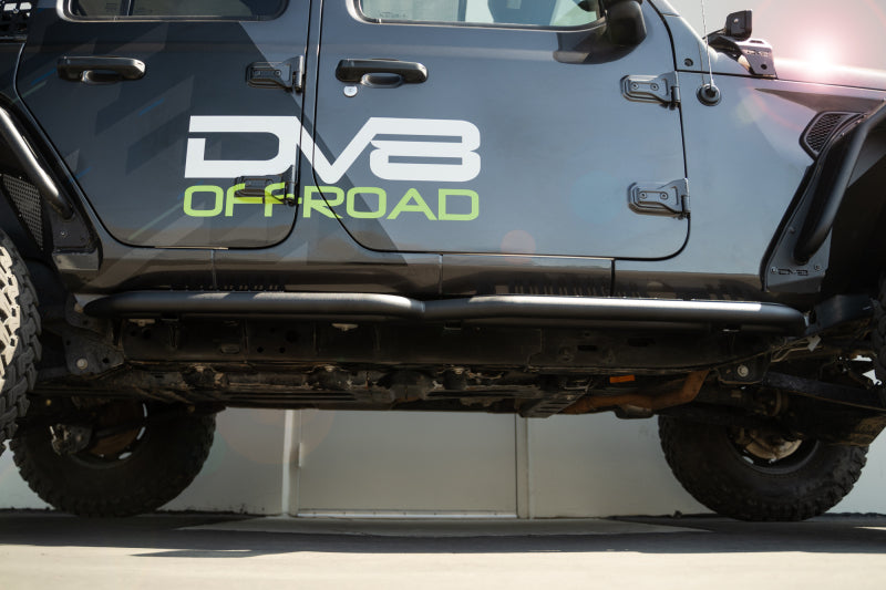 DV8 Offroad 18-23 Jeep Wrangler JL 4 Door Body/Pinch Weld Mounted Step | Jeep Wrangler JL (18-25) (SRJL-08)