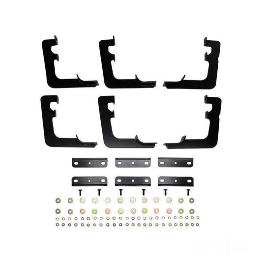Westin Black Premier Oval Nerf Step Bar Mount Kit: Ram 1500 2019-2025