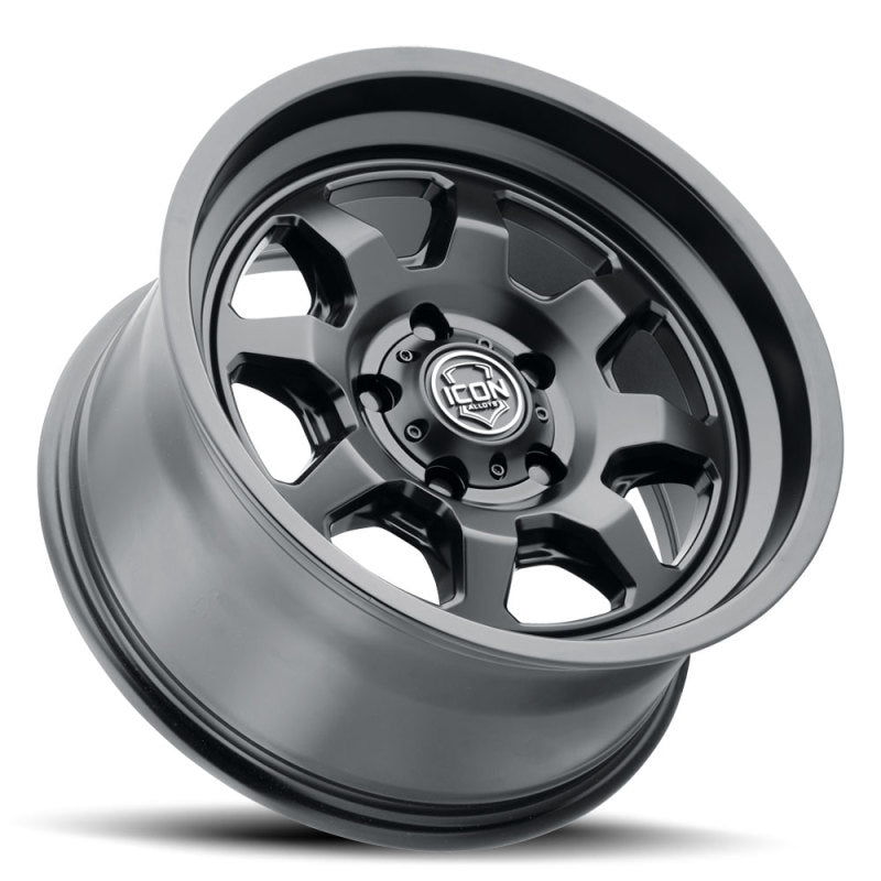 ICON Nuevo 17x8.5 6x5.5 0mm Offset 4.75in BS Satin Black | Ford Bronco (21-26) (8117858347SB)