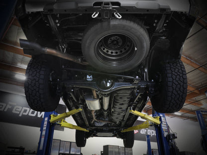 aFe Vulcan Series 2.5in to 3in SS Cat-Back Exhaust w/ Black Tip | Toyota Tundra (22) (49-36061-B)