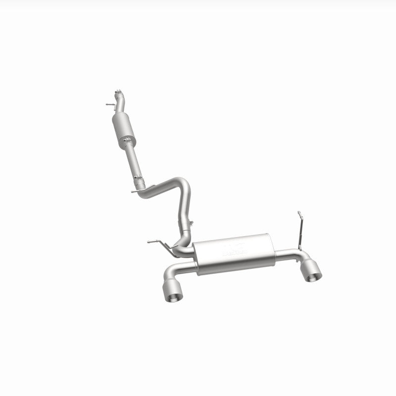 MagnaFlow Cat-Back Exhaust Black Tips (REAR): Jeep Wrangler 2012-2017 3.6L V6